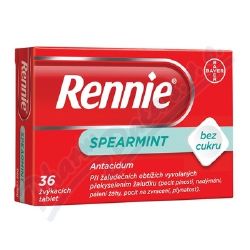 Rennie Spearmint bez cukru 36 vkacch tablet