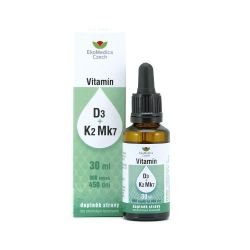 Vitamn D3+K2 Mk7 30ml EKOMEDICA