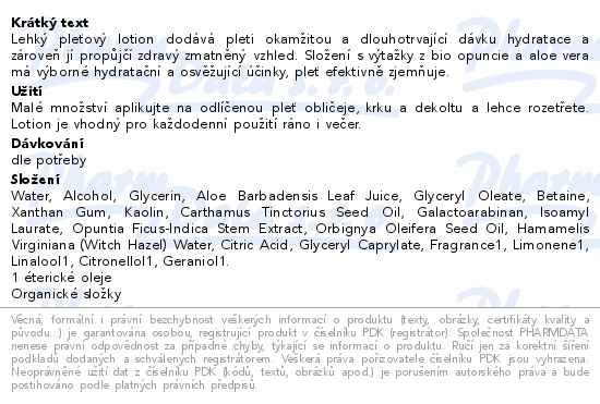 WELEDA Opuncie 24h hydratan pleov lotion 30ml
