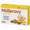 M�llerovy pastilky s propolisem a z�zvorem 24ks