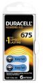 Baterie do naslouch.Duracell DA675 Easy Tab 6ks