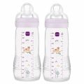 MAM lahev baby bottle 330 ml dbl pack fialov�