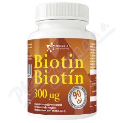 Nutricius Biotin 300 mcg 90 tbl.