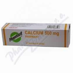Pharmavit Calcium 500mg 20 umivch tablet