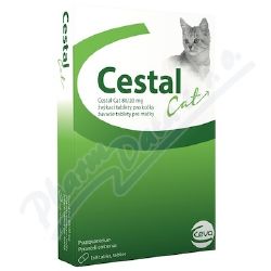 Cestal Cat 80/20 mg vkac tablety pro koky 8ks