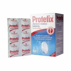 Protefix Aktivn istc tablety na zub.prot. 66ks