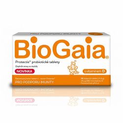 BioGaia Protectis pomeran s vitaminem D 30 tablet