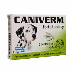 Caniverm Forte 0,7g 6 tablet