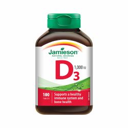 JAMIESON Vitamn D3 1000 IU 100 tablet