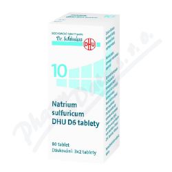 NATRIUM SULFURICUM DHU D5-D30 TBL NOB 80