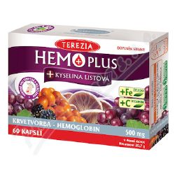 TEREZIA Hemoplus+kyselina listov cps.60