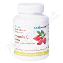 Labe Pharm Vitamn C 500mg+pek+acerola tbl.90