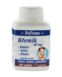MedPharma Kemk 30 mg + Biotin + Selen + PABA 107