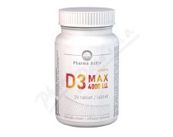 Vitamin D3 MAX 4000 I.U. tbl.30