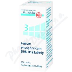 FERRUM PHOSPHORICUM DHU D5-D30 TBL NOB 200