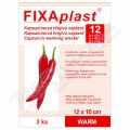 FIXAplast kapsaicin.hřejivá nápl.WARM 12x16cm 2ks