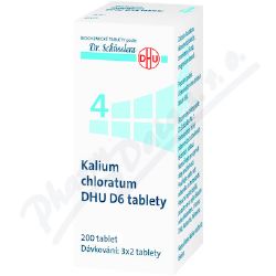 KALIUM CHLORATUM DHU D5-D30 TBL NOB 200