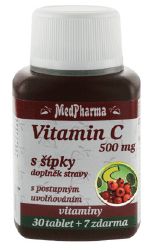 MedPharma Vitamn C 500mg s pky tbl.37 prod..
