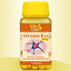 VitaHarmony Vitamin B12 tbl.120 okamzity ucinek