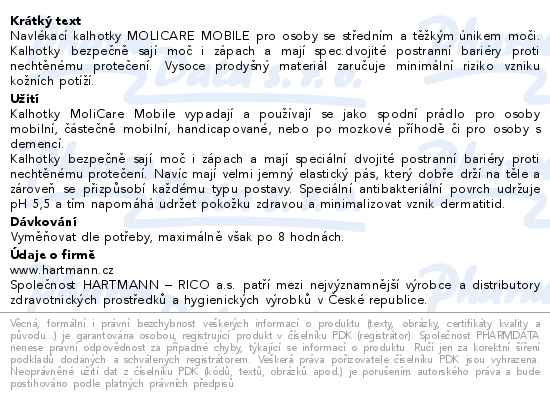 MOLICARE MOBILE 6kap XS 14ks (MoliCare Mobil XS)
