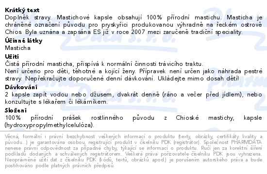 Mastic Life Chios Masticha 350 mg, 40 cps.
