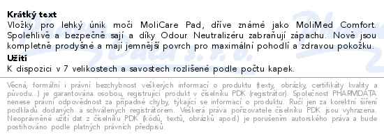 MoliCare Pad 4kap Maxi P30 (MoliMed Comfort maxi)